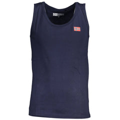 Camiseta de algodón azul de Noruega 1963