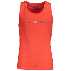 Camiseta de algodón roja de Noruega 1963