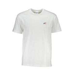 Camiseta blanca de algodón Tommy Hilfiger