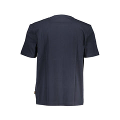 Camiseta azul de algodón de Hugo Boss
