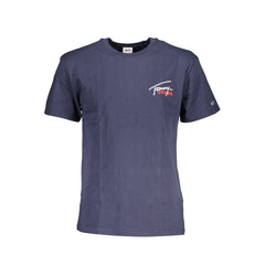 Camiseta de algodón azul de Tommy Hilfiger