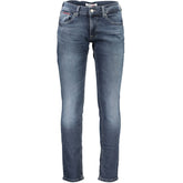 Vaqueros y pantalón de algodón negro Tommy Hilfiger