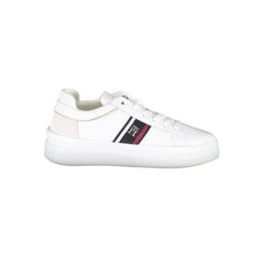 Zapatillas blancas de poliéster de Tommy Hilfiger