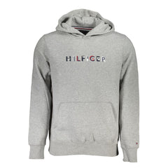 Suéter de algodón gris de Tommy Hilfiger