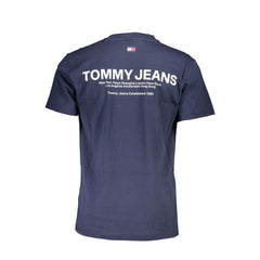 Camiseta de algodón azul de Tommy Hilfiger