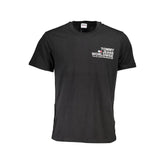 Camiseta de algodón negra de Tommy Hilfiger