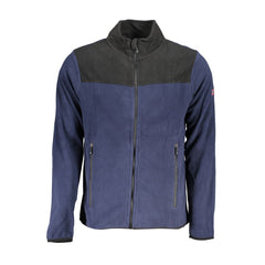 Suéter de poliéster azul de Noruega 1963