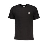 Camiseta de algodón negra de Tommy Hilfiger