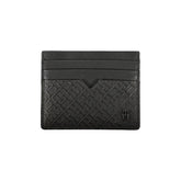 Cartera de cuero negra Tommy Hilfiger