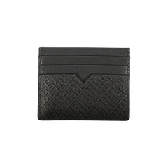 Cartera de cuero negra Tommy Hilfiger