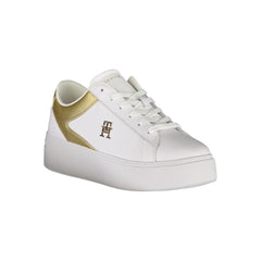 Zapatillas blancas de poliéster de Tommy Hilfiger