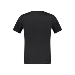 Camiseta de algodón negra de Hugo Boss