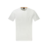 Camiseta blanca de algodón para hombre de Hugo Boss
