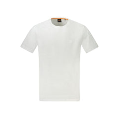 Camiseta blanca de algodón para hombre de Hugo Boss