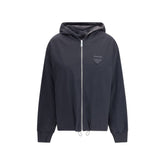 Chaqueta con capucha reversible de Prada