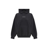 Sudadera con capucha y logotipo de Balenciaga