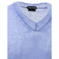 Suéter de seda morado de Tom Ford