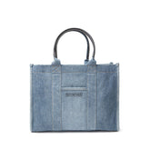 Suéter de algodón azul Balenciaga