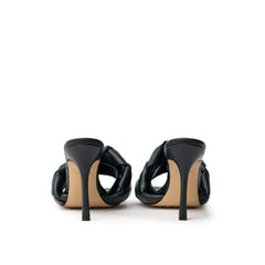 Sandalia de piel verde Bottega Veneta