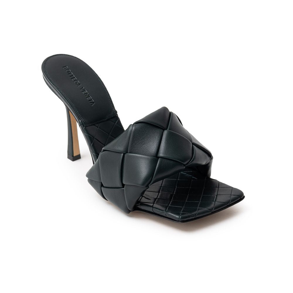 Bottega Veneta Green Leather Sandal