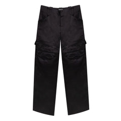 Pantalón cargo de viscosa negro de Tom Ford