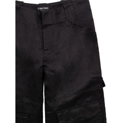 Pantalón cargo de viscosa negro de Tom Ford