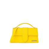 Bolso de mano de piel amarilla Jacquemus