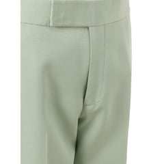 Pantalón chino de viscosa verde de Tom Ford