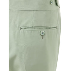 Pantalón chino de viscosa verde de Tom Ford