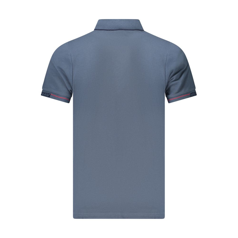 Norway 1963 Blue Cotton Polo Shirt