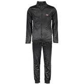 Suéter de poliéster negro de Noruega 1963