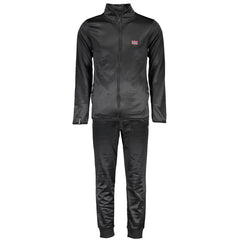 Suéter de poliéster negro de Noruega 1963