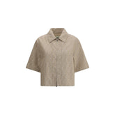 Chaqueta corta de chambray de Fendi