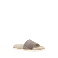 Brunello Cucinelli Suede leather Slippers