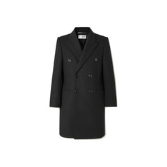 Saint Laurent Double-Breasted Wool Coat