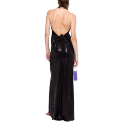 BLANCA VITA Sequin-Embellished Long Dress