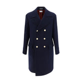 Brunello Cucinelli Martingale Double-Breast Coat