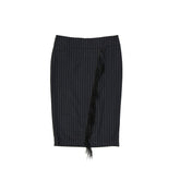 Brunello Cucinelli Wool Striped Skirt