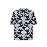 Valentino Garavani Metamorphos Wall Print Bowling Shirt