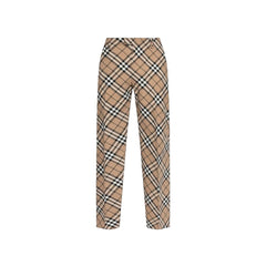 Burberry Wool Blend Check Pants