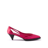 Prada 55mm Satin Cut-Out Pumps
