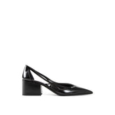 Prada Brushed Leather Cut-Out Pumps