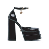 Versace Leather Platform Sandals