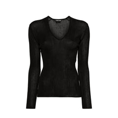 Tom Ford Sheer Fine-Ribbed Top