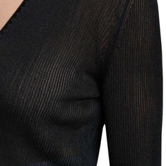 Tom Ford Sheer Fine-Ribbed Top