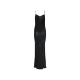 Saint Laurent Satin Long Dress