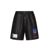 Valentino Leather Shorts