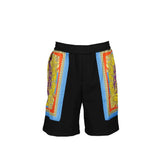 Versace Barocco Goddess Night Print Shorts