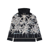 Palm Angels Hooded Printed Shirt