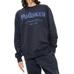 Alexander McQueen Cotton Logo Sweatshirt